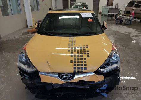 2017 Hyundai Veloster Value Edition z USA, uszkodzony, nr VIN KMHTC6AD5HU320567